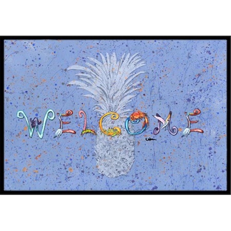 Carolines Treasures Pineapple Indoor Or Outdoor Doormat, 24 x 36 in. CA75161